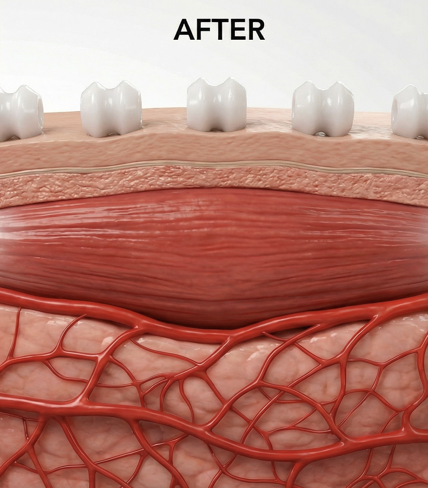 After image showing improved local stimulation effect
